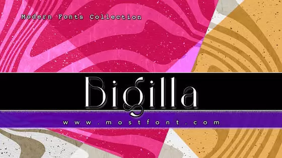 「Bigilla」字体排版图片