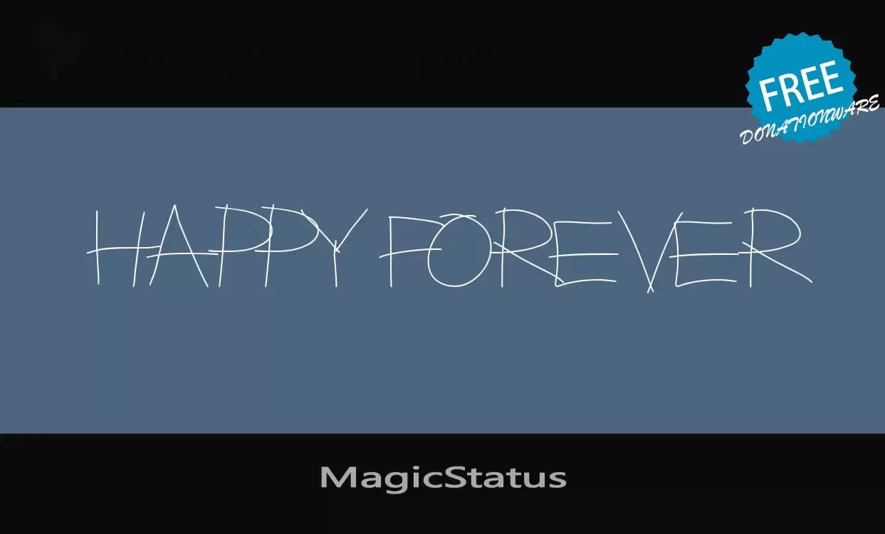 Font Sample of MagicStatus