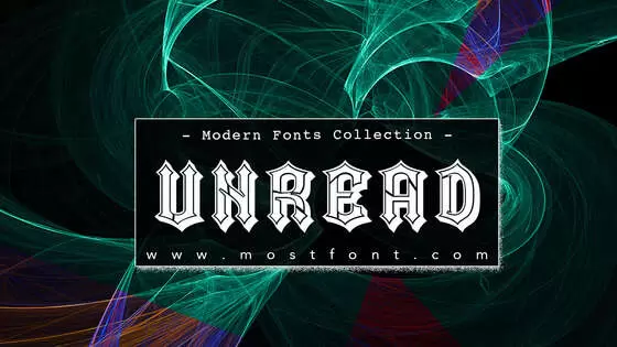 「Unread」字体排版图片