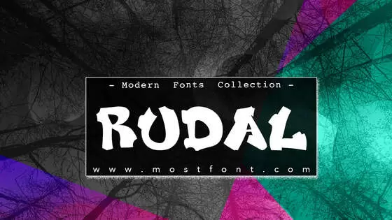 Typographic Design of RUDAL