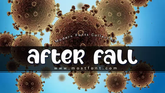 Typographic Design of After-Fall