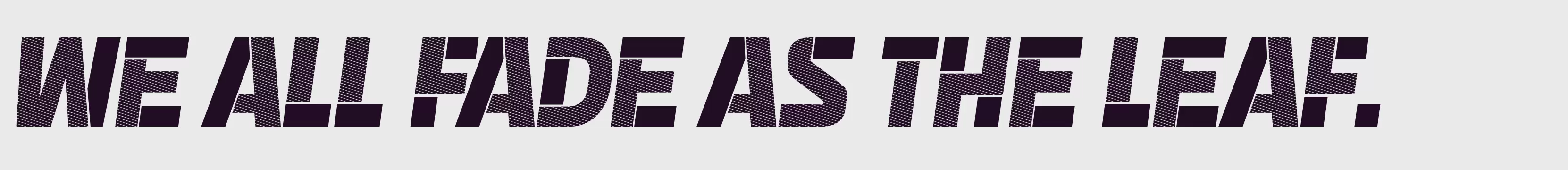 「Italic」字体效果图