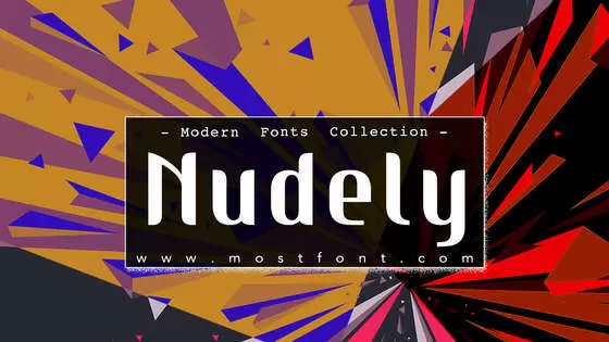 「Nudely-Regular-One-Demo-Version」字体排版图片