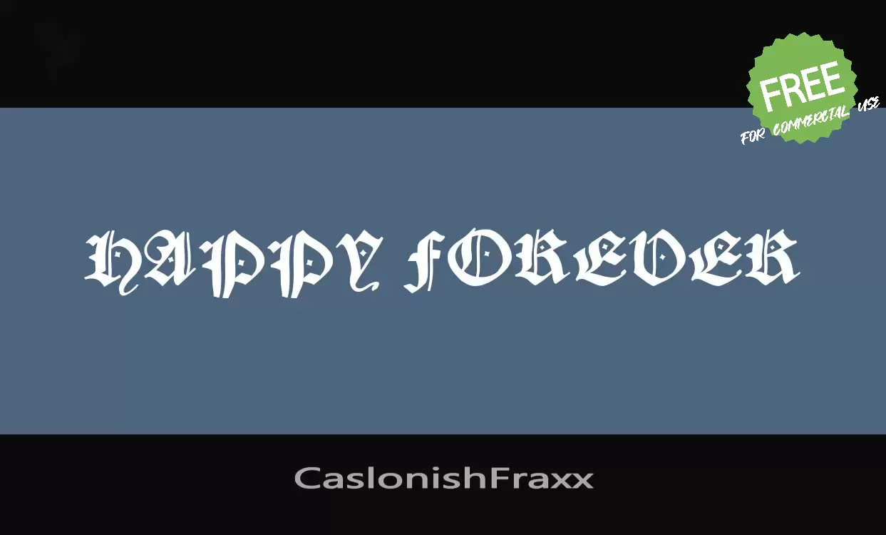 Sample of CaslonishFraxx