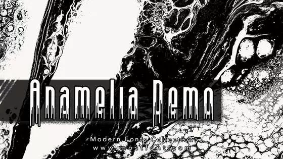 Typographic Design of Anamelia-Demo