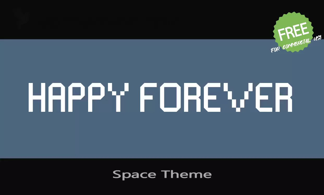 「Space-Theme」字体效果图