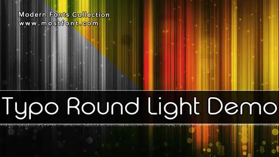 Typographic Design of Typo-Round-Light-Demo