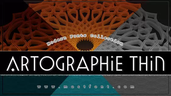 Typographic Design of Artographie-Thin