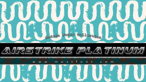 Typographic Design of Airstrike-Platinum