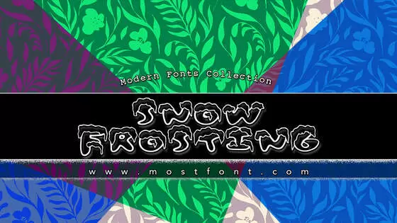 Typographic Design of SnowFrosting