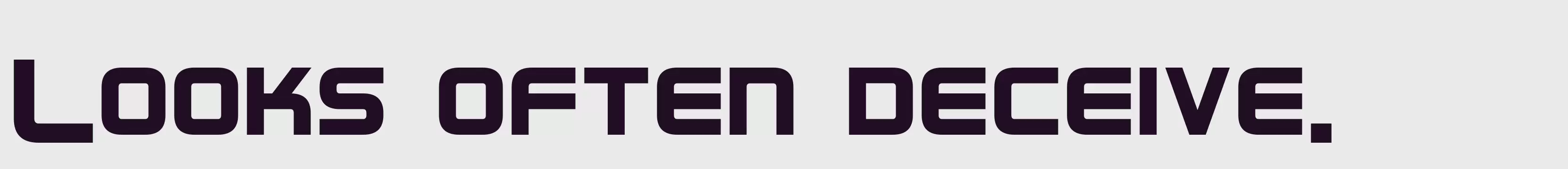 「Regen Bold」字体效果图