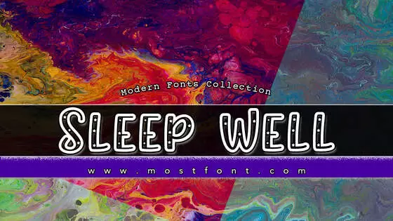 Typographic Design of Sleep-Well