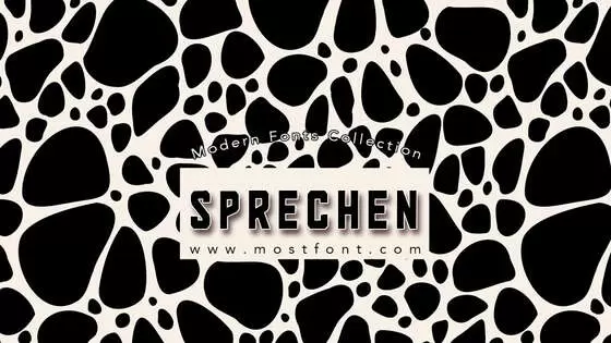 「Sprechen」字体排版样式