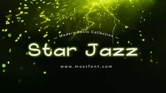 「Star-Jazz」字体排版图片