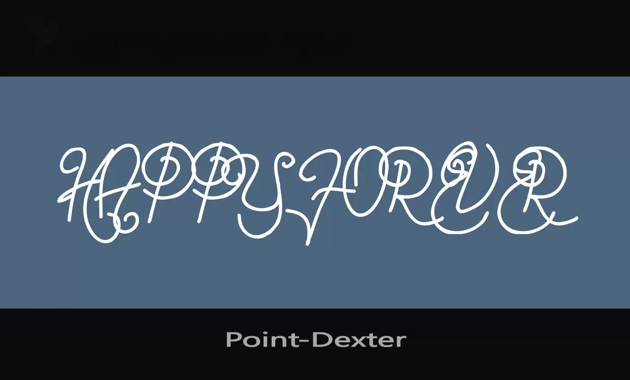 Font Sample of Point-Dexter