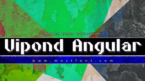 Typographic Design of Vipond-Angular