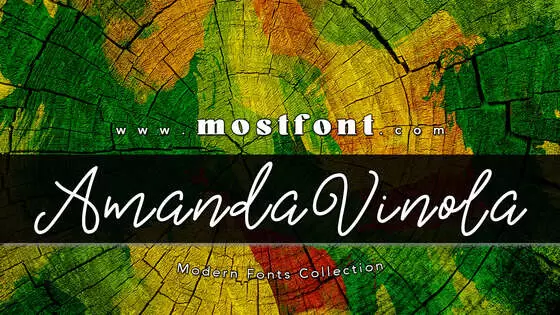 Typographic Design of Amanda-Vinola