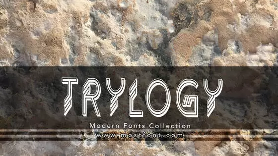 「Trylogy」字体排版图片