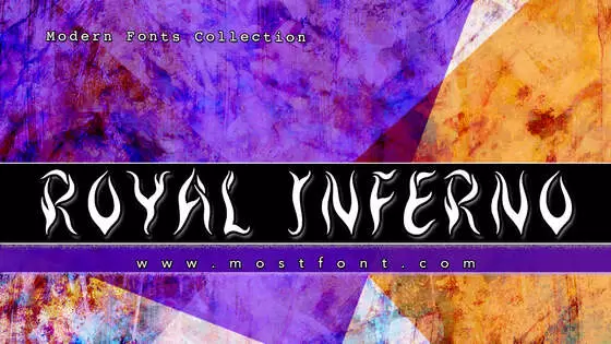 Typographic Design of Royal-Inferno