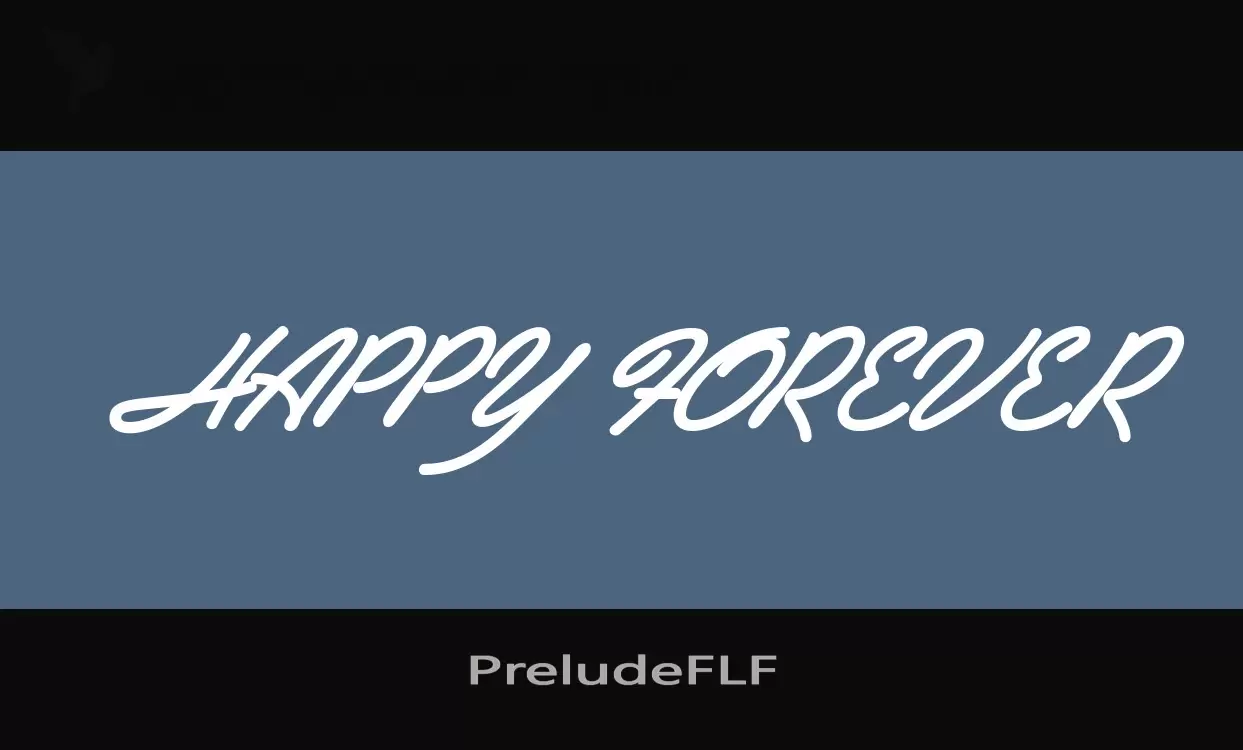 Font Sample of PreludeFLF