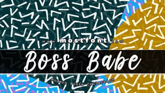 Typographic Design of Boss-Babe