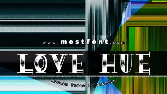 Typographic Design of Love-Hue