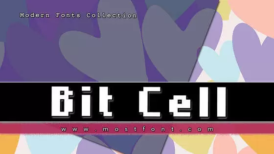 「Bit-Cell」字体排版图片