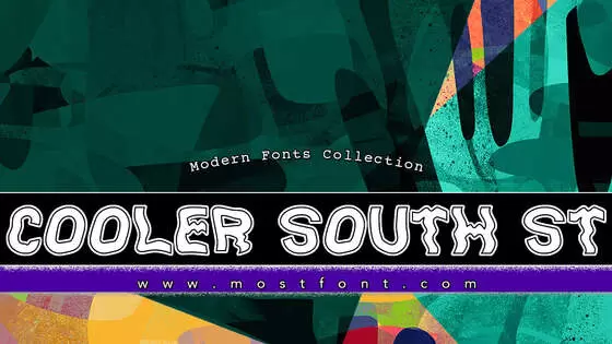 Typographic Design of Cooler-South-St