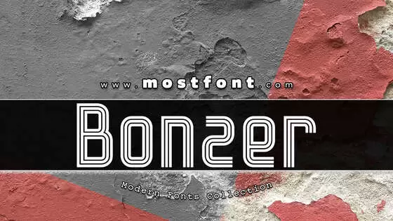 Typographic Design of Bonzer-Herzogenaurach