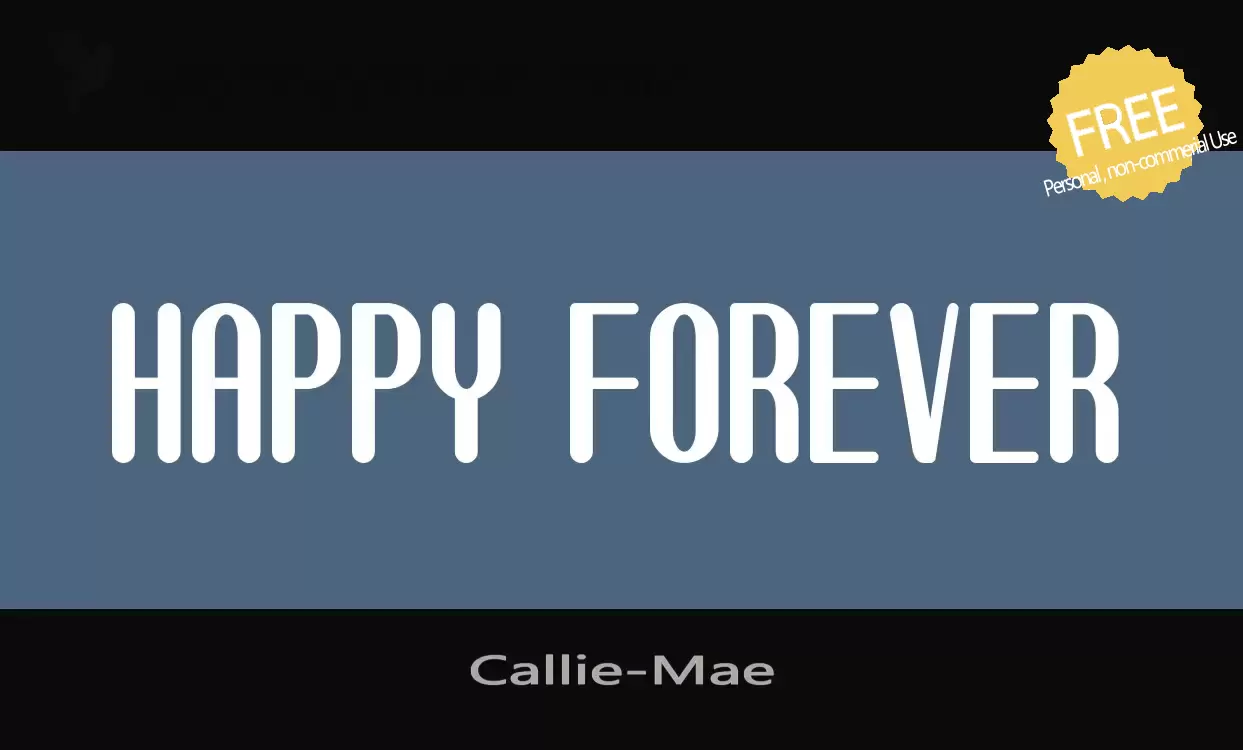 Sample of Callie-Mae