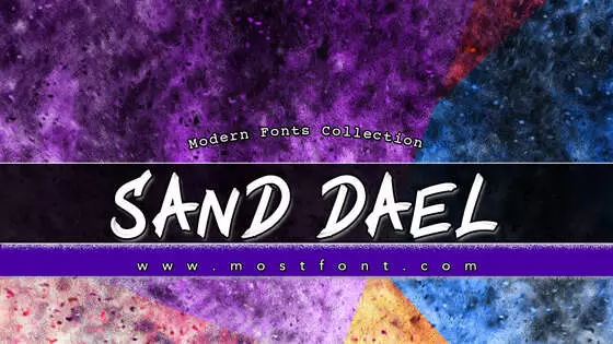 Typographic Design of SAND-DAEL