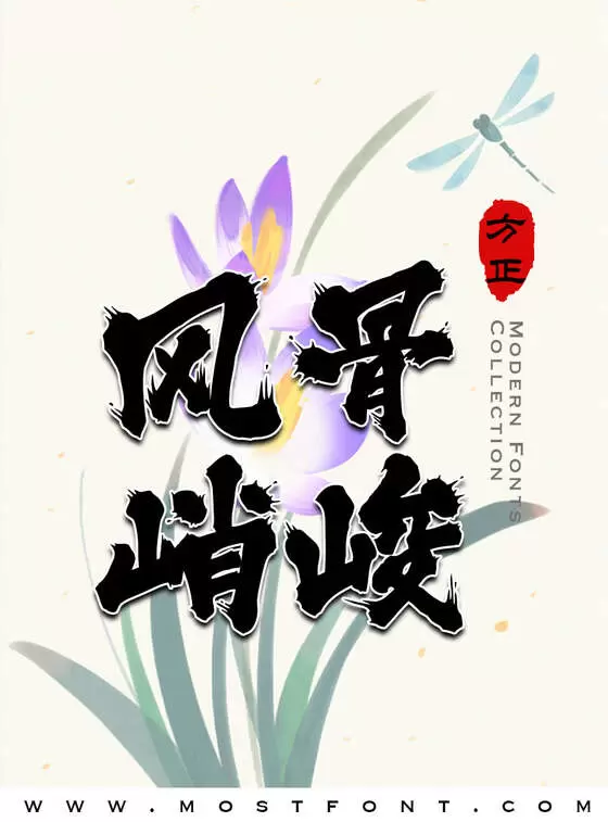 Typographic Design of 方正白舟大髭113-简