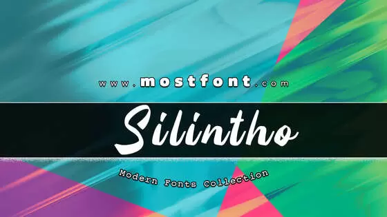 Typographic Design of Silintho---Personal-Use