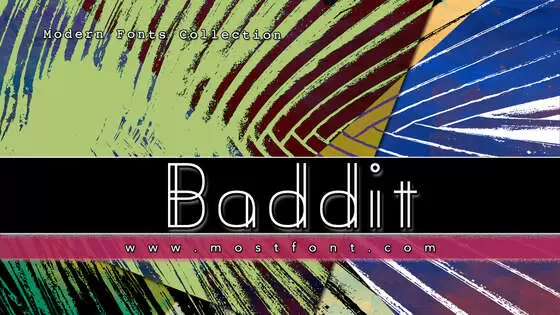 Typographic Design of Baddit