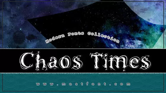 「Chaos-Times」字体排版图片