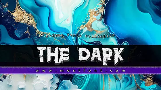 Typographic Design of The-Dark