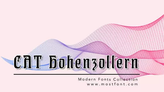 Typographic Design of CAT-Hohenzollern