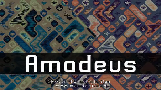 「Amadeus」字体排版图片