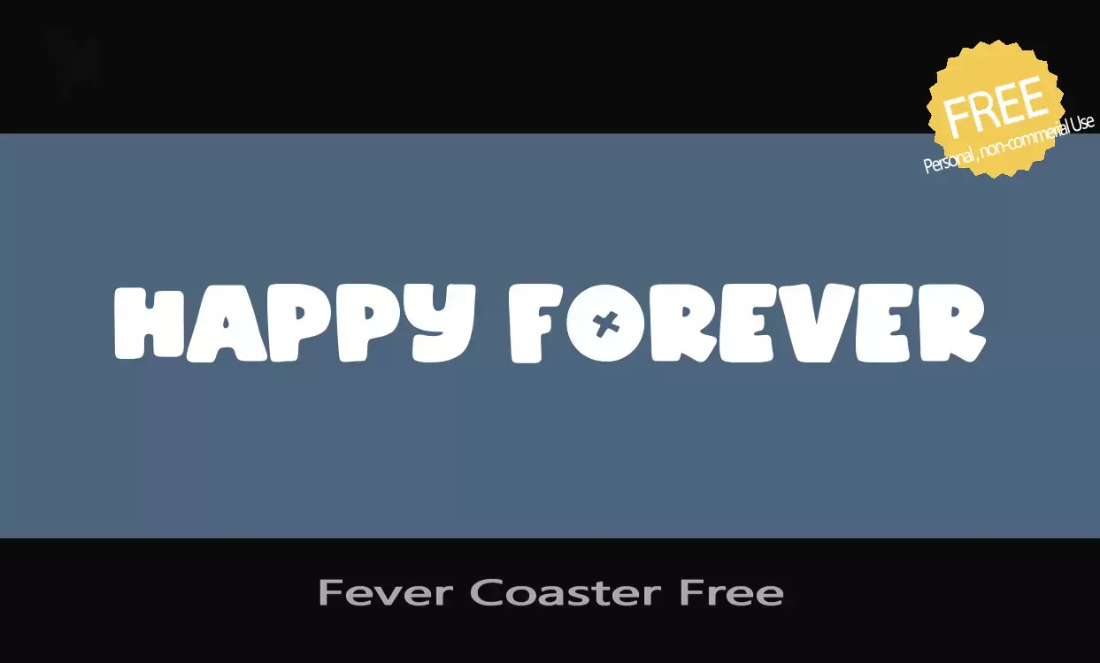 「Fever-Coaster-Free」字体效果图