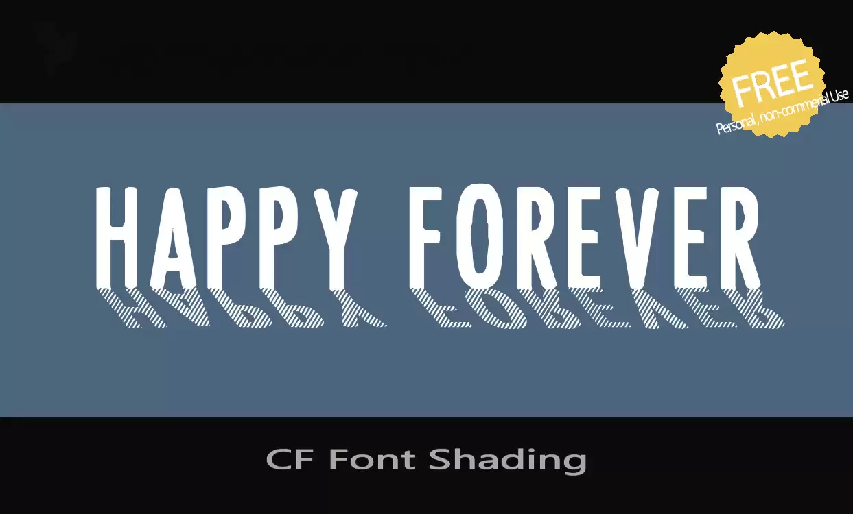 Sample of CF-Font-Shading