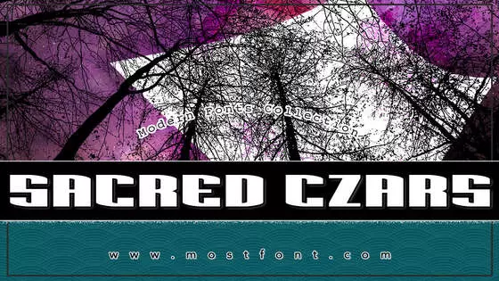 「Sacred-Czars」字体排版样式