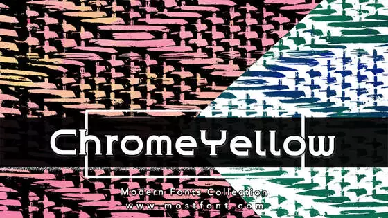 Typographic Design of ChromeYellow