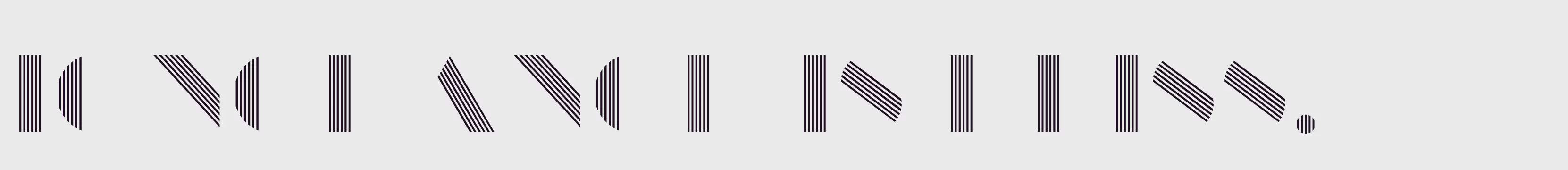 「manbow stripe」字体效果图