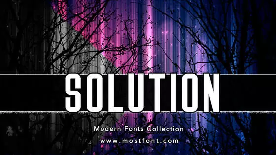 Typographic Design of SOLUTION