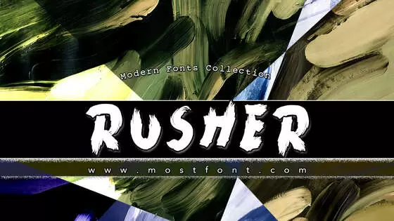 Typographic Design of Rusher