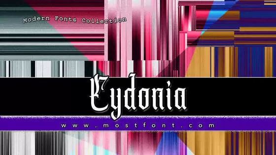 「Cydonia」字体排版图片