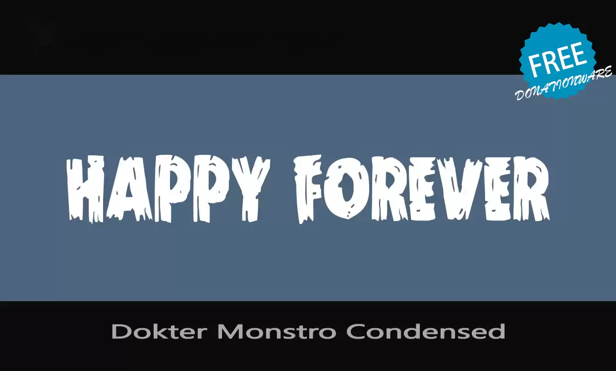 Sample of Dokter-Monstro-Condensed