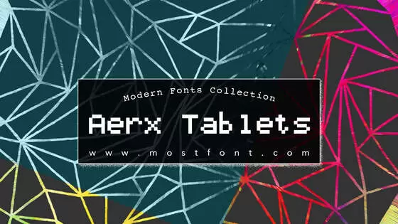 「Aerx-Tablets」字体排版图片