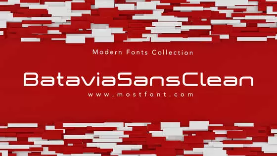 Typographic Design of Batavia-Sans-Clean