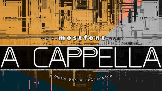 Typographic Design of A-CAPPELLA